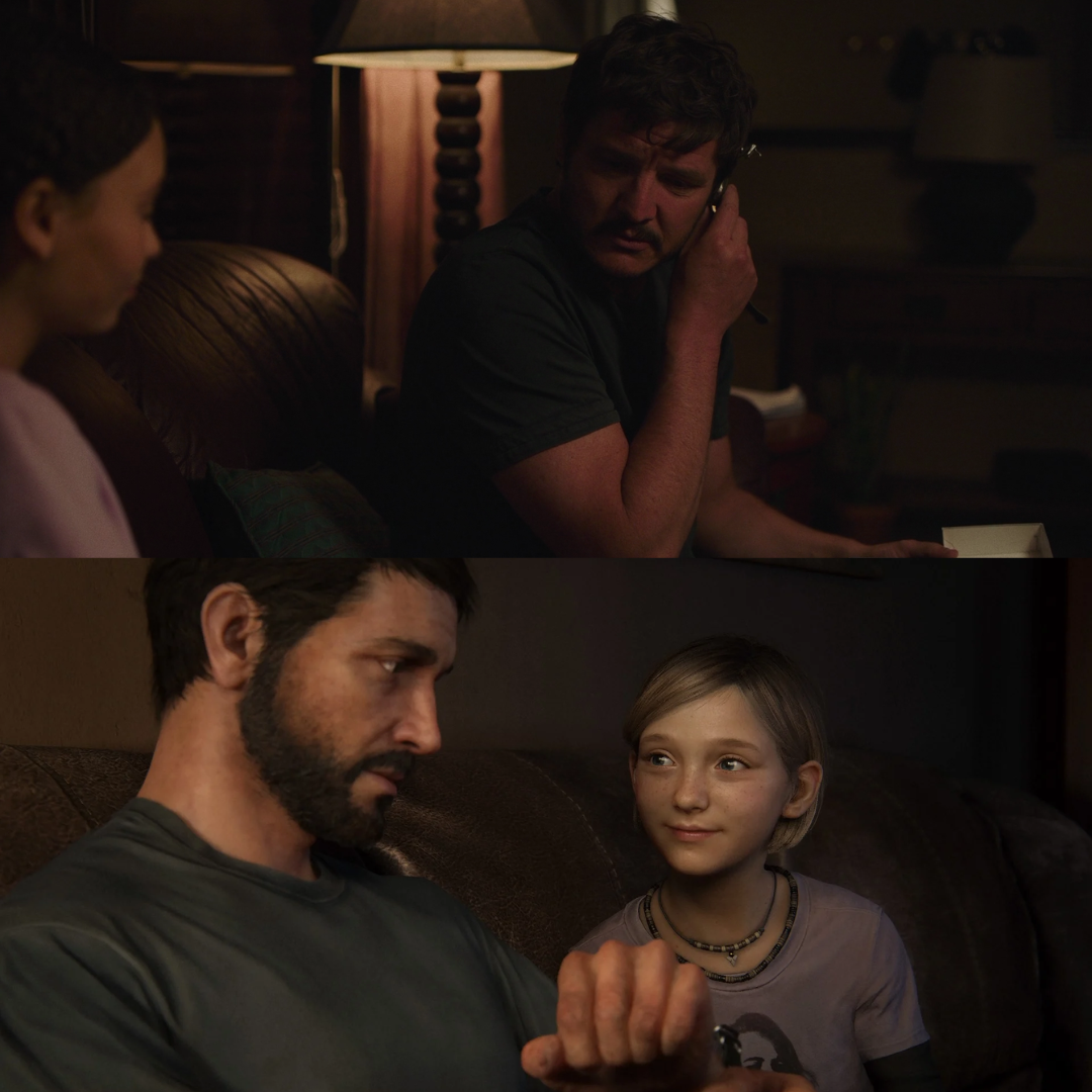 Just started the game, love how they show the relationship between Joel and  Sarah around the house. : r/thelastofus